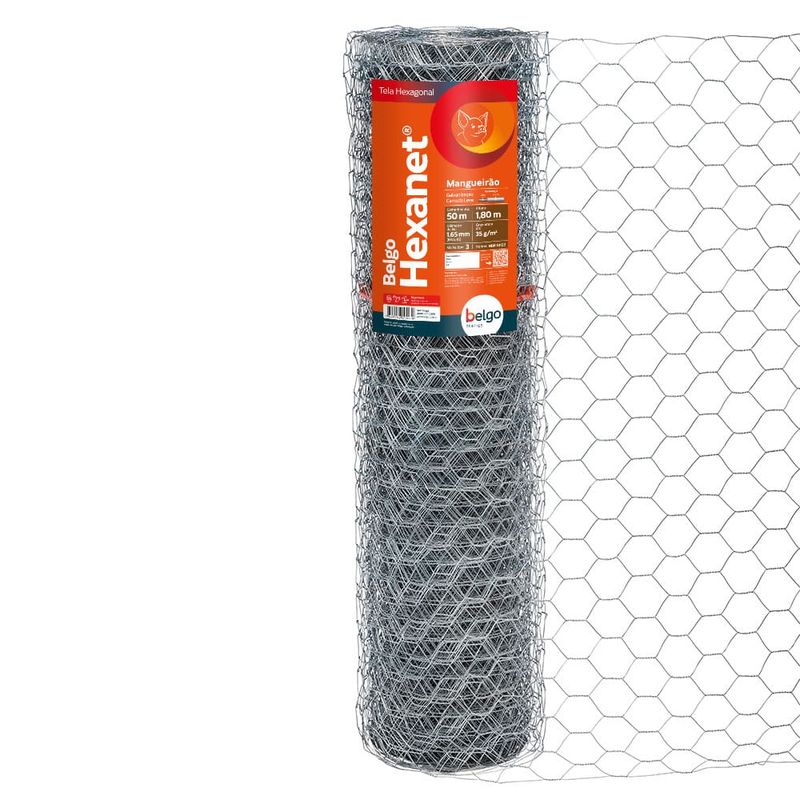 Tela Mangueirão Belgo Hexanet® - 3X16 1,80 - 50m